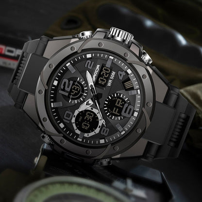 Tactical Edge Men's Watch: The Ultimate Daily Companion | ribuella