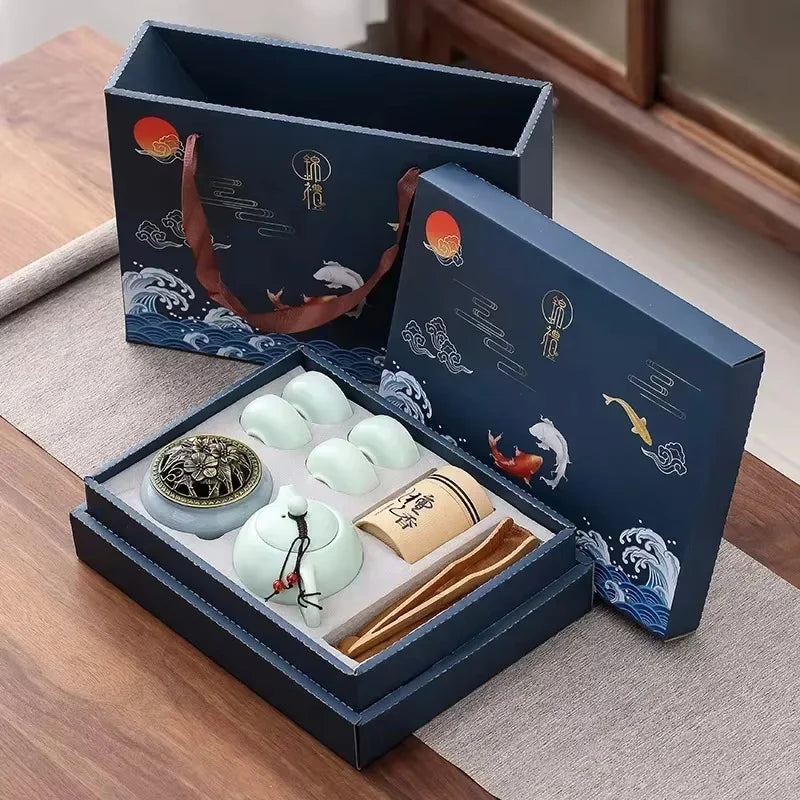 Serenity Tea Experience-set med koppar och arominfuserare | ribuella