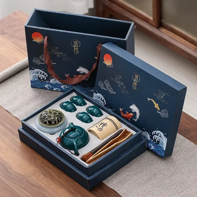 Serenity Tea Experience-set med koppar och arominfuserare | ribuella