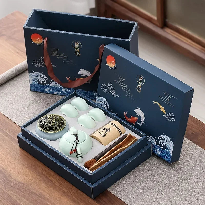 Serenity Tea Experience-set med koppar och arominfuserare | ribuella