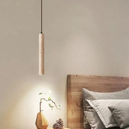 Travertine Pendant Lighting – Wabi-Sabi Design, 3000 K Warm Glow | ribuella
