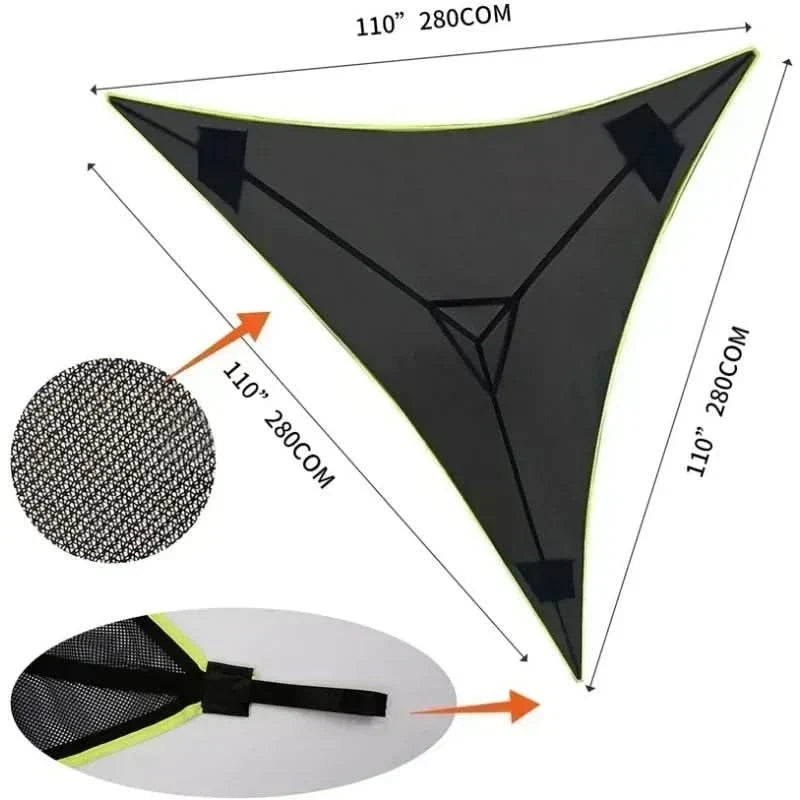 Triangle Hammock Bed for Multiple People – Portable Outdoor Design | ribuella