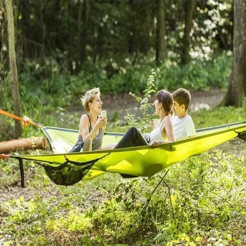 Triangle Hammock Bed for Multiple People – Portable Outdoor Design | ribuella