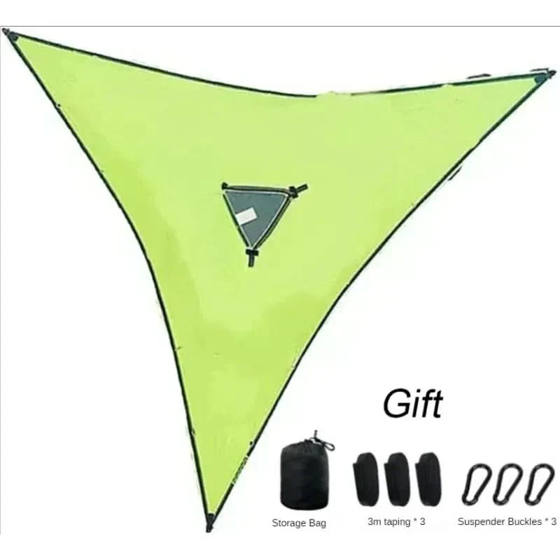 Triangle Hammock Bed for Multiple People – Portable Outdoor Design | ribuella
