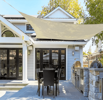 Triangular Outdoor Canopy for Patios and Decks | ribuella
