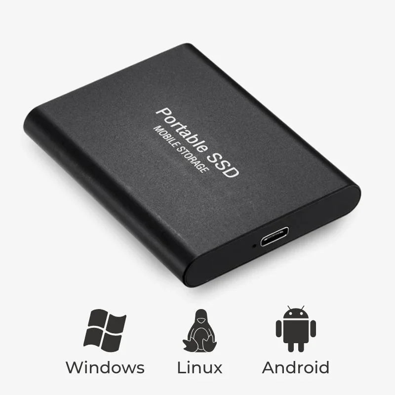 Nopea ulkoinen SSD-kannettava asema, kapasiteetti 1TB-16TB