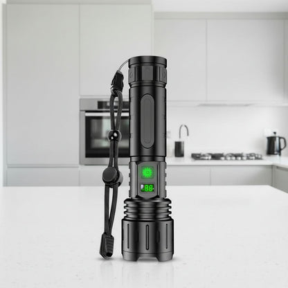 USB-C Rechargeable Tactical Torch - LED Flashlight with Long Battery Life | ribuella