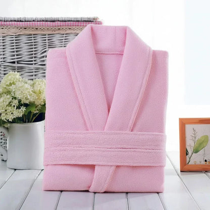 Unisex Cotton Bathrobe with Soft Terry Texture for Comfort | ribuella