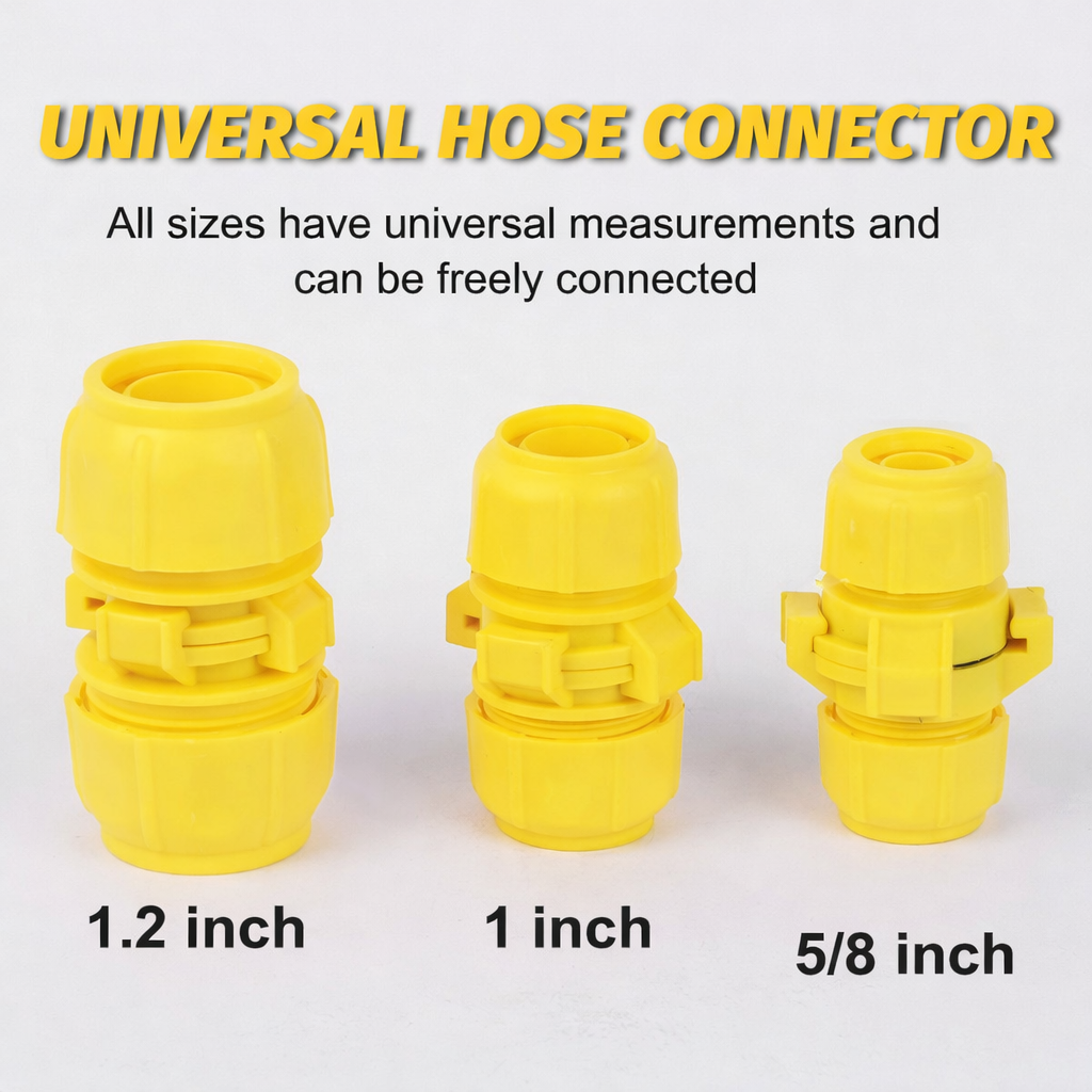 Universal Hose Connector - Leak-Proof Seal - Garden Irrigation Compatible | ribuella