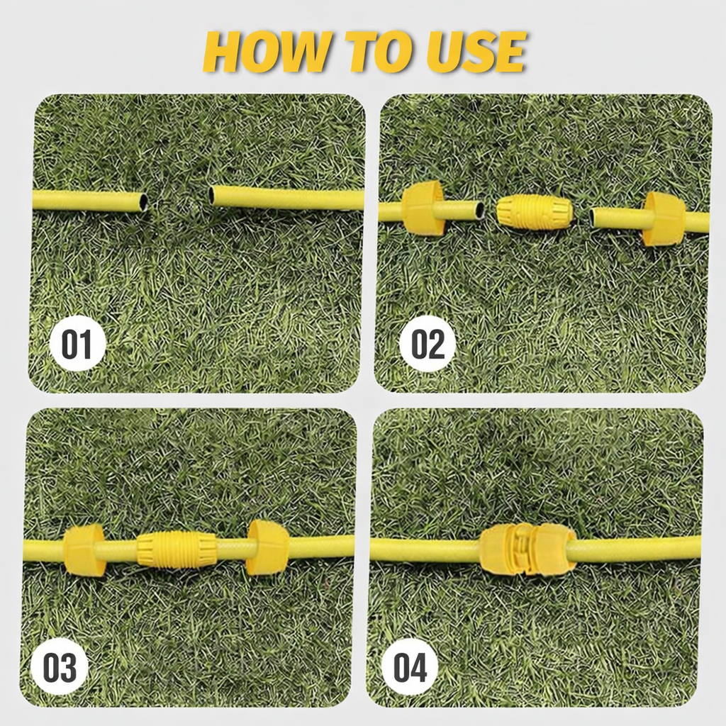 Universal Hose Connector - Leak-Proof Seal - Garden Irrigation Compatible | ribuella