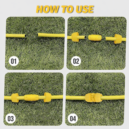 Universal Hose Connector - Leak-Proof Seal - Garden Irrigation Compatible | ribuella