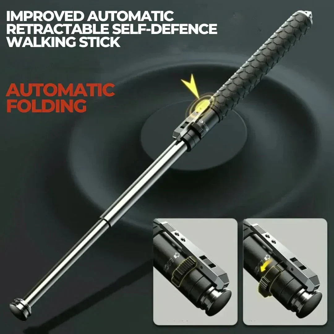 Bețe telescopice de trekking Trail Guard — compacte, pliabile, oferă susținere