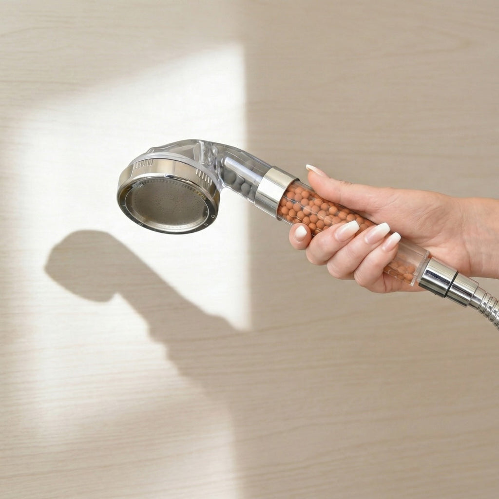 Filtered Rain Shower Head with Adjustable Multi-Mode Spray and High Pressure Water Softening Technology | ribuella