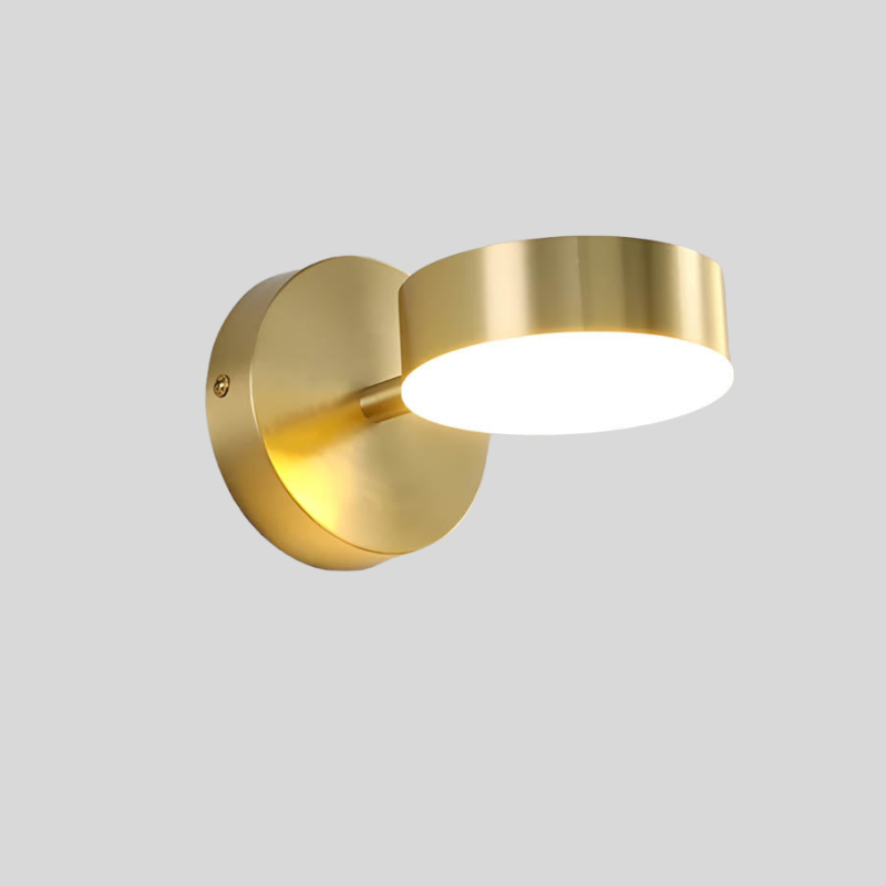 Elegante lámpara de pared escandinava minimalista, luz LED decorativa
