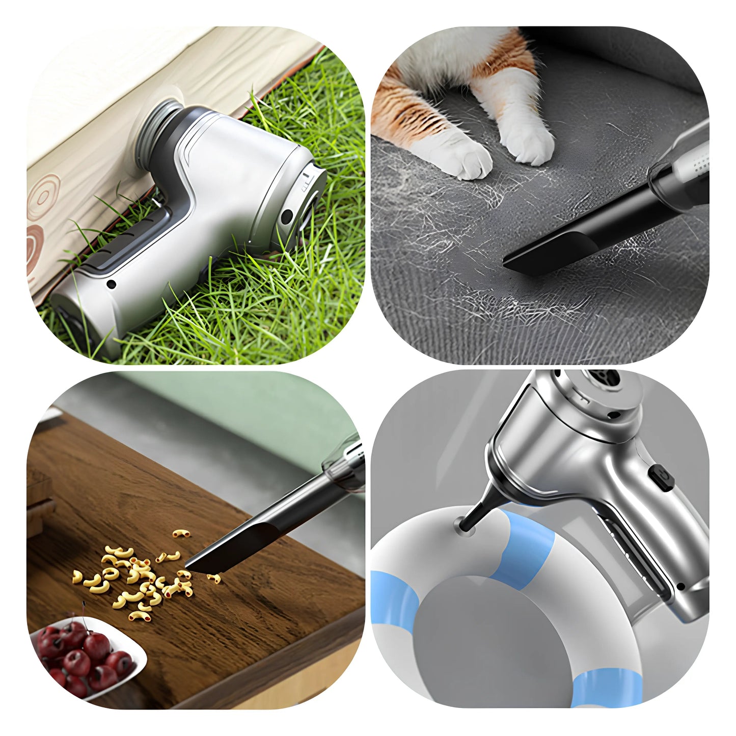 SwiftClean Cordless Handheld Vacuum for Home & Auto | ribuella