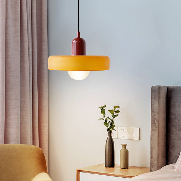 Moderne gekleurde plafondhanglamp, artistieke hanglamp