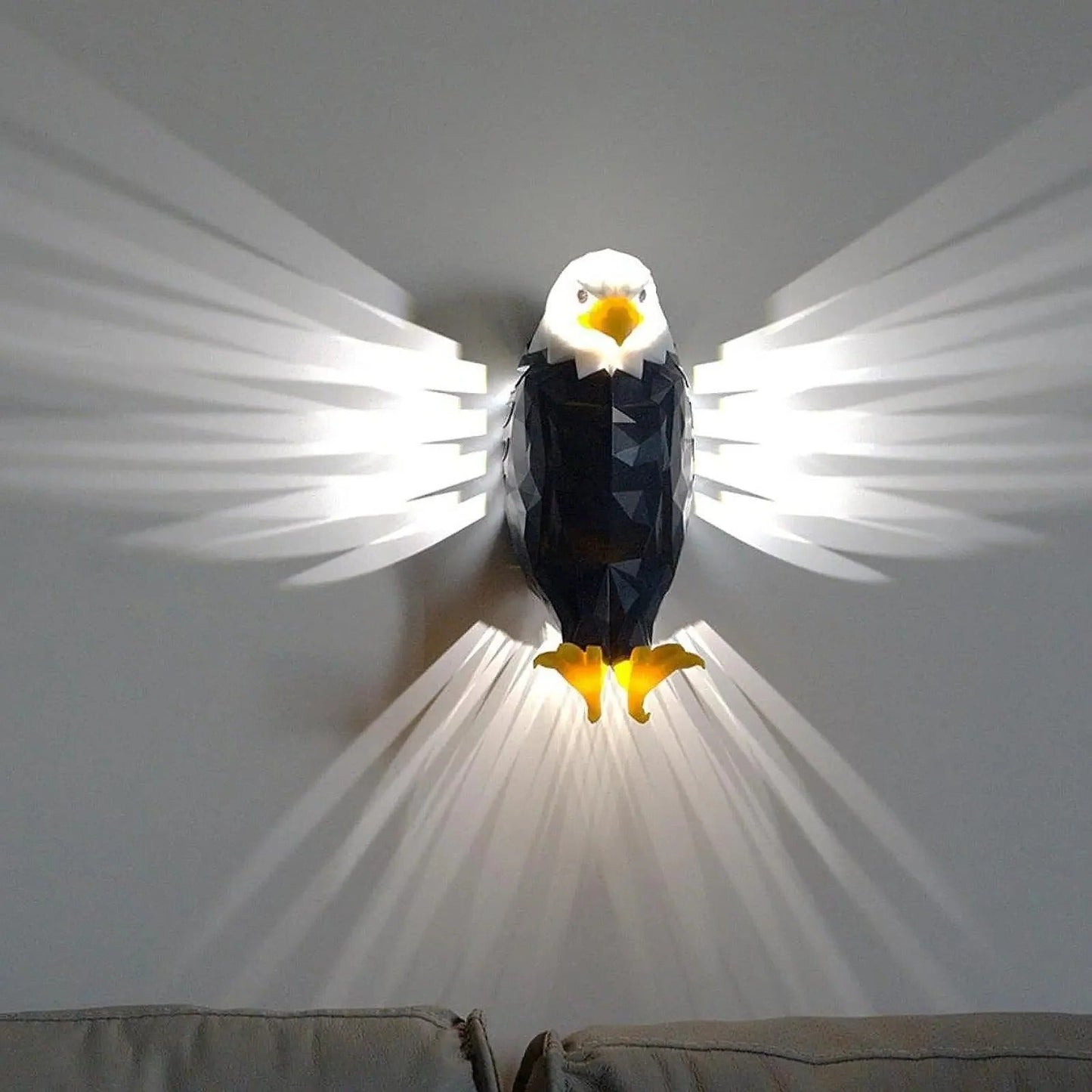 Stylish Eagle-Inspired LED Wall Fixture for Indoor Spaces | ribuella
