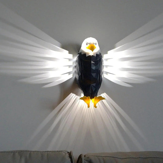 Stylish Eagle-Inspired LED Wall Fixture for Indoor Spaces | ribuella
