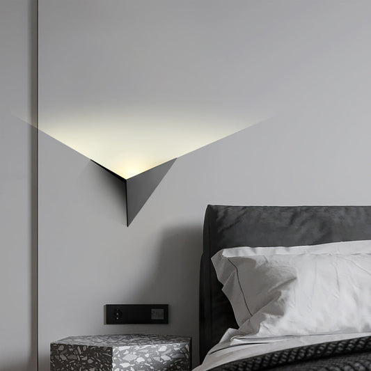 Stylish Iron Triangle Wall Light with Adjustable Brightness | ribuella