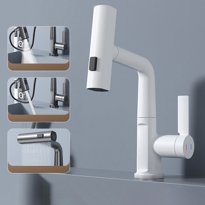 Retractable Faucet with 360° Rotation - LED Temperature Display - 5 Spray Modes | ribuella