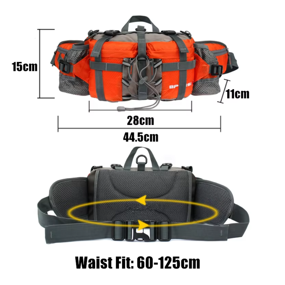 Ultimate Waterproof Hiking Belt Pack – 5L for Explorers | ribuella