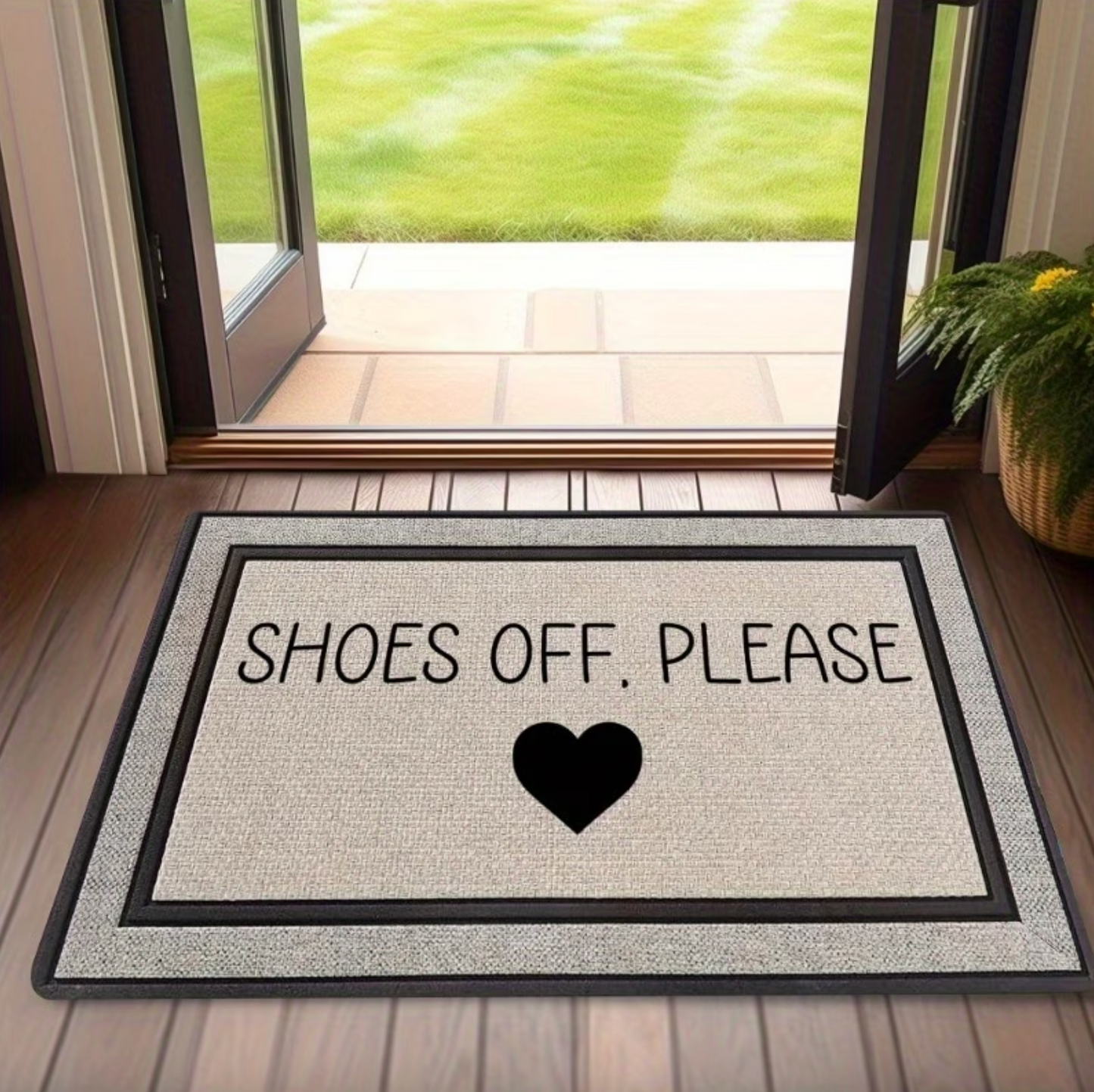 Stylish Indoor Welcome Mat with Non-Slip Backing | ribuella