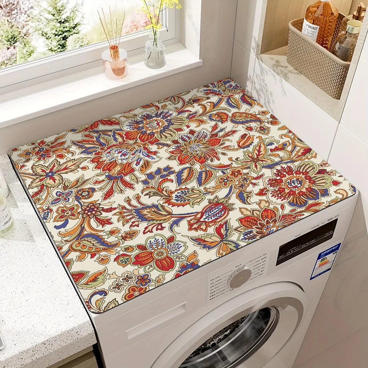 Mandala Appliance Mat - Dustproof Spill Resistant Surface Protector