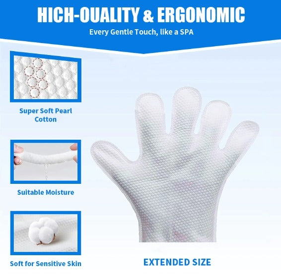 Gentle Pet Cleaning Gloves Quick Dirt And Odour Removal
