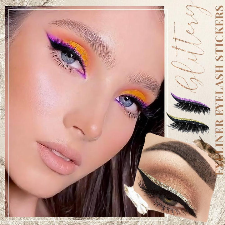 Reusable Glitter Eyeliner Lash Stickers - Buy One Get One Free | ribuella