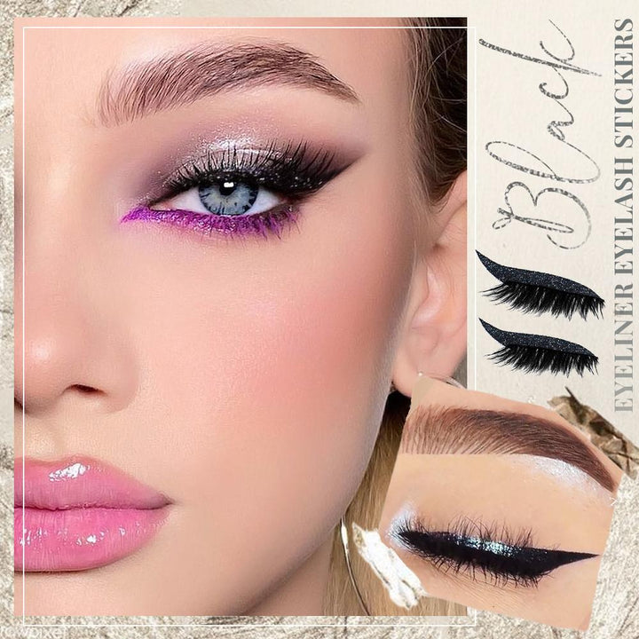 Reusable Glitter Eyeliner Lash Stickers - Buy One Get One Free | ribuella