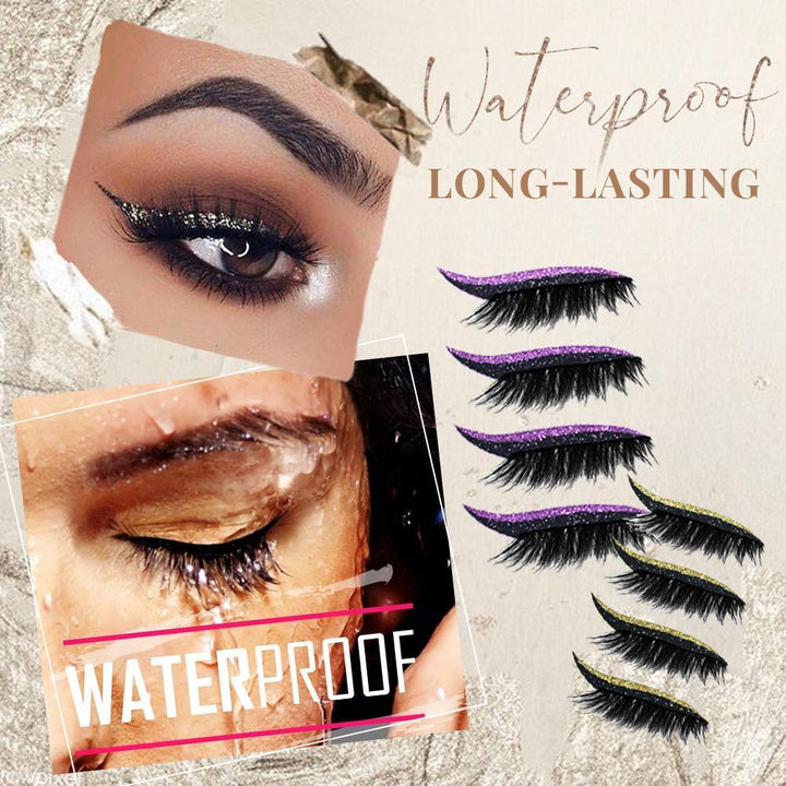 Reusable Glitter Eyeliner Lash Stickers - Buy One Get One Free | ribuella