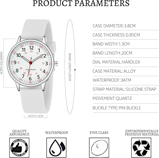 Stylish Clip-On Watch for Women – Waterproof and Fashionable | ribuella