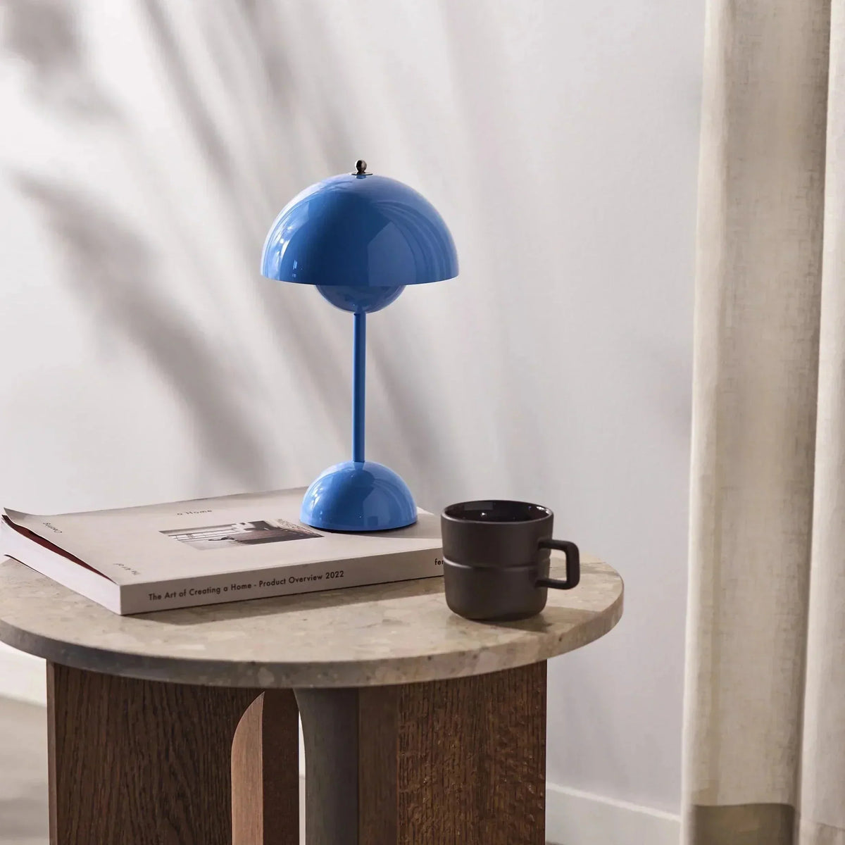Stolní lampa v retro stylu – bezdrátová se 3 nastavitelnými úrovněmi jasu | ribuella