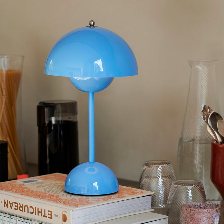 Stolní lampa v retro stylu – bezdrátová se 3 nastavitelnými úrovněmi jasu | ribuella