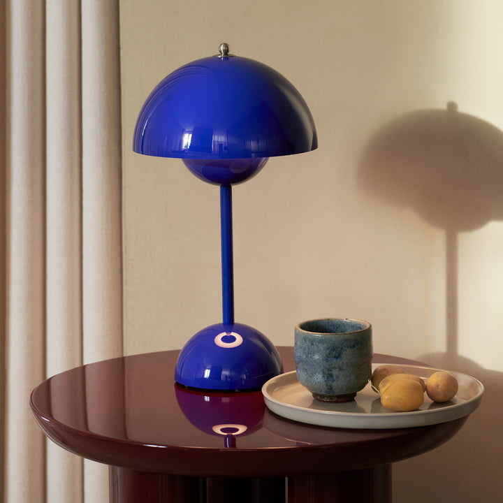 Stolní lampa v retro stylu – bezdrátová se 3 nastavitelnými úrovněmi jasu | ribuella