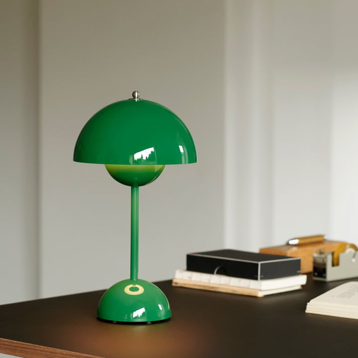 Stolní lampa v retro stylu – bezdrátová se 3 nastavitelnými úrovněmi jasu | ribuella
