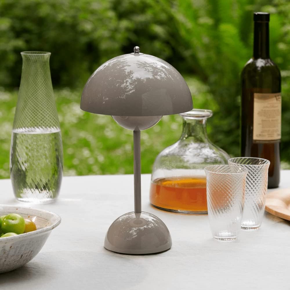 Stolní lampa v retro stylu – bezdrátová se 3 nastavitelnými úrovněmi jasu | ribuella