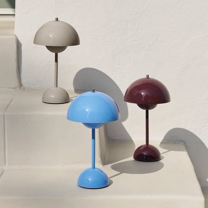 Stolní lampa v retro stylu – bezdrátová se 3 nastavitelnými úrovněmi jasu | ribuella