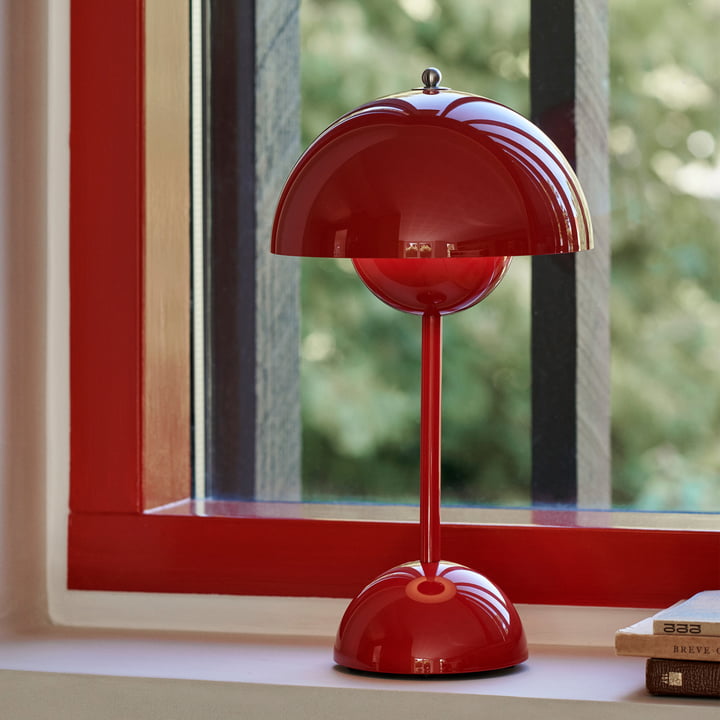 Stolní lampa v retro stylu – bezdrátová se 3 nastavitelnými úrovněmi jasu | ribuella