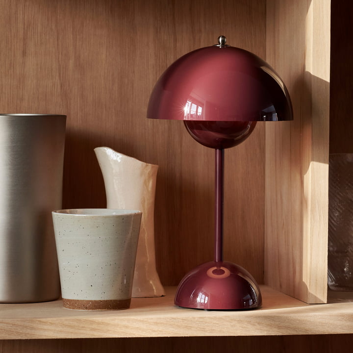 Stolní lampa v retro stylu – bezdrátová se 3 nastavitelnými úrovněmi jasu | ribuella