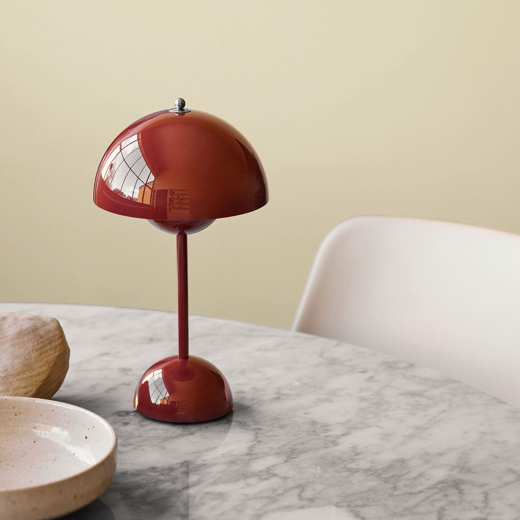 Stolní lampa v retro stylu – bezdrátová se 3 nastavitelnými úrovněmi jasu | ribuella