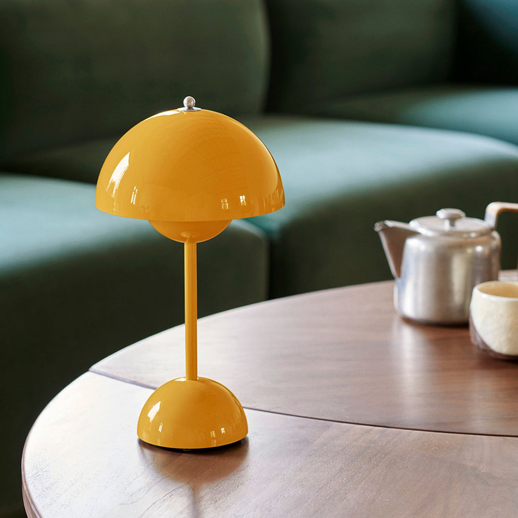Stolní lampa v retro stylu – bezdrátová se 3 nastavitelnými úrovněmi jasu | ribuella