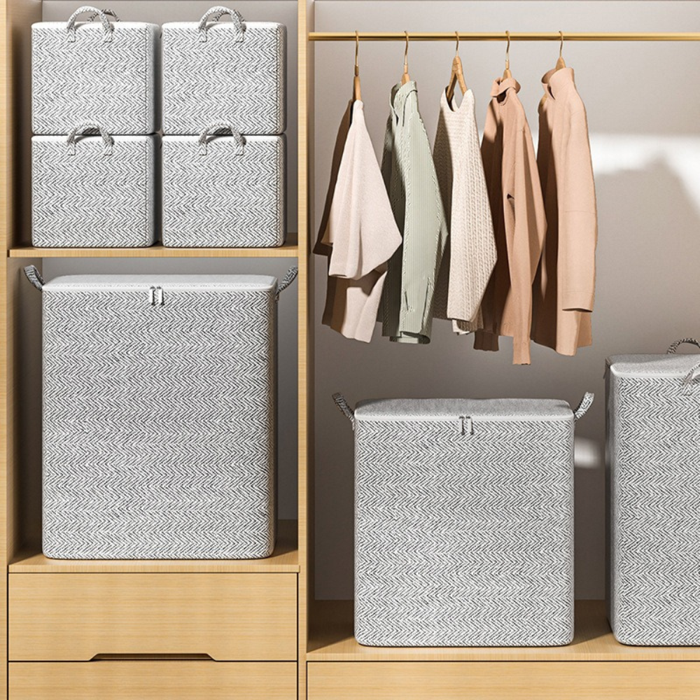 Ultimate Space-Saving Clothes Organizer with Strong Handles | ribuella
