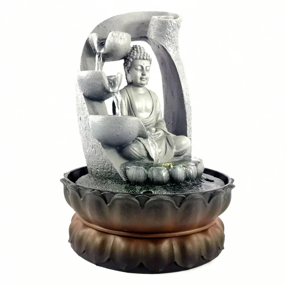 Serenity Stream Buddha Indoor Water Fountain for Relaxation | ribuella