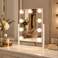 Hollywood Vanity Mirror with Lights Dimmable LED Bulbs 360° Rotating Touch Sensor | ribuella