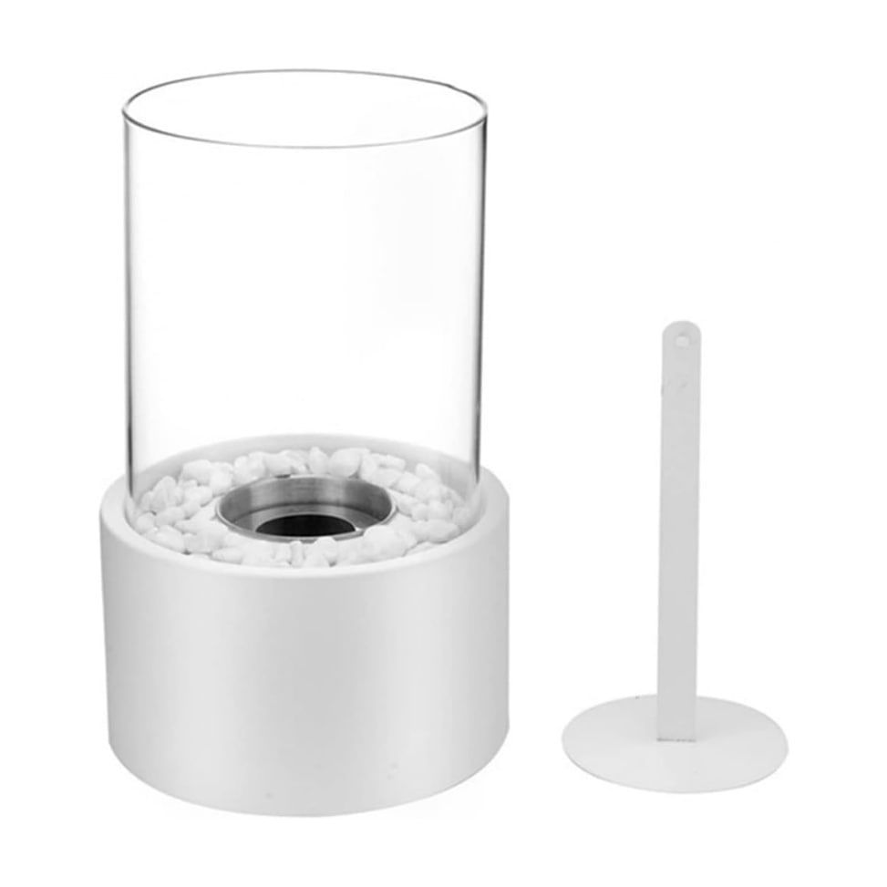 Everlasting Flame Oil Lamp — Elegant Glass Cylinder Exuding Classic Glow