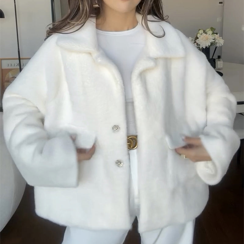 Veste Peluche Épurée