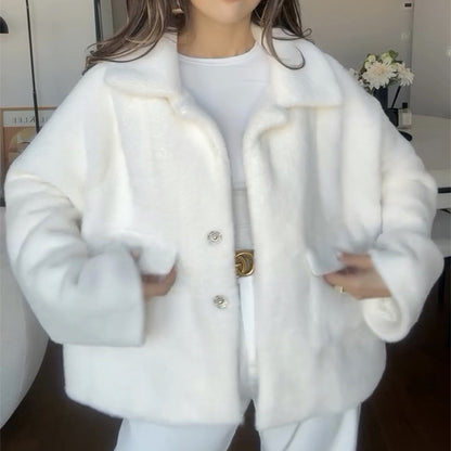 Veste Peluche Épurée