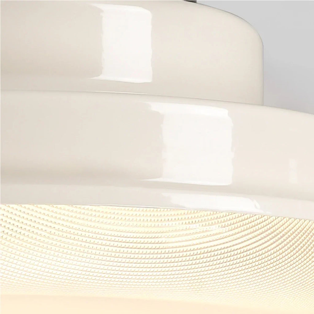 Retro Flush Mount Ceiling Light - Full Spectrum Ra 97 Color Accuracy