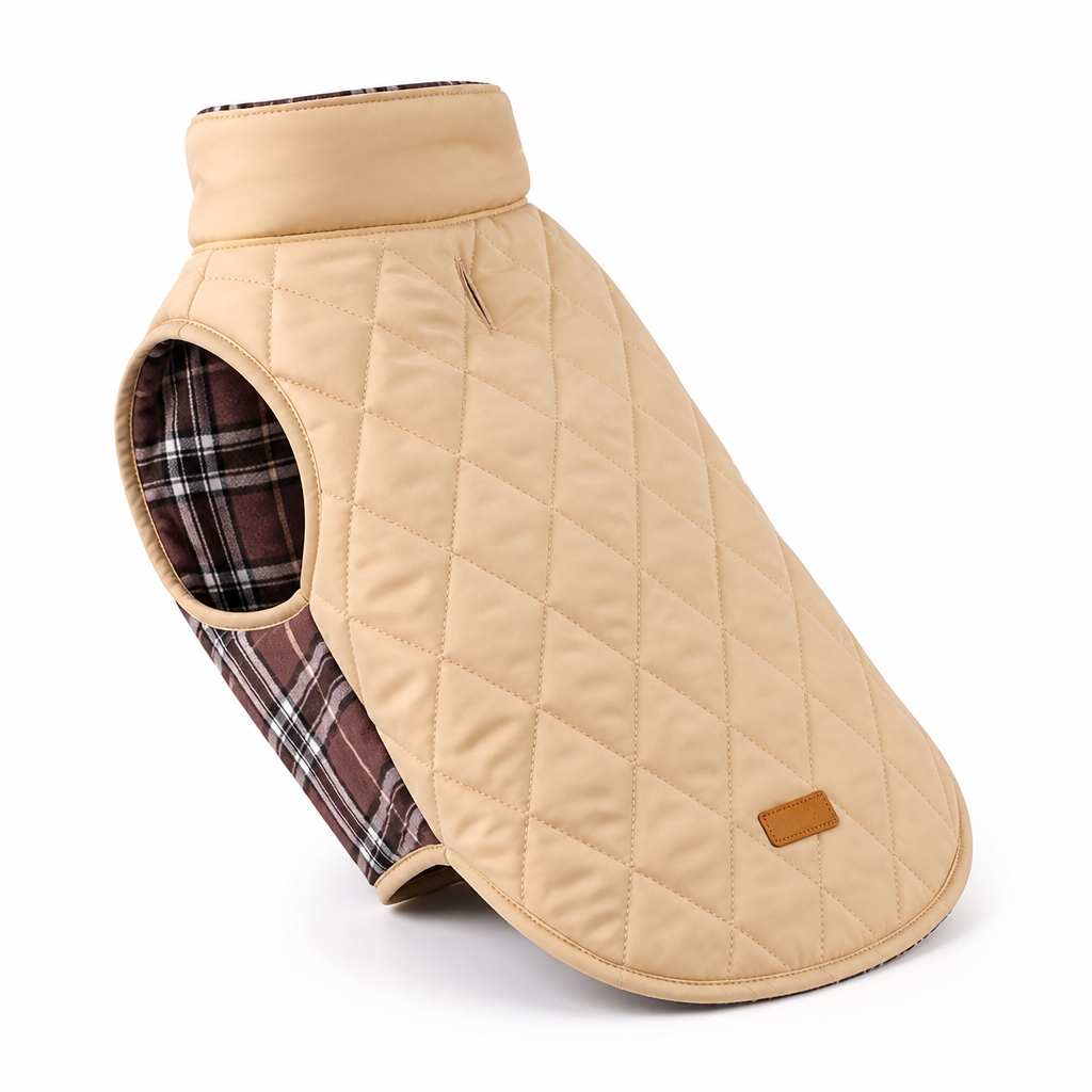 Reversible Waterproof Cozy-Lined Dog Coat | ribuella